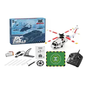 ireogame K270 UH-60L RC Helicopter, 170 Size Flybarless RC Helicopter with Barometric Altitude & Left/Right Hand Throttle Adjustment (Optical Flow RTF Version)