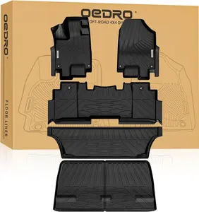 YITAMOTOR Upgraded Floor Mats Fit for 2018-2025 Honda Odyssey, All Weather Car Mats TPE Floor Liner for Odyssey Accessories,1st 2nd & 3rd Rows and Cargo Liner