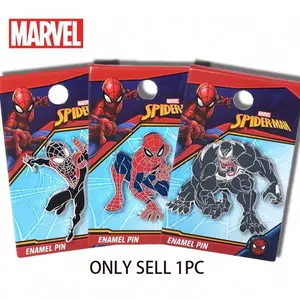 Marvel Official Licensed Limited Edition Collectible Spider Brooch Alloy Material 3D Craft Accessories Clothing Embellishment Backpack Accessories Party Decoration Marvel Classic Peripheral Perfect Holiday Party Gift Spiderman Gift