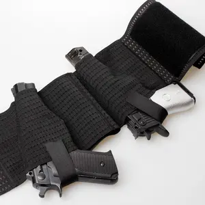 Belly Band Holster for Concealed Carry, Elastic Breathable Waistband Gun Holster for Women & Men, Right and Left Hand Draw