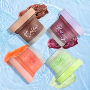 Sea Salt Body Scrub, 4-in-1 Exfoliating Body Polish for Smooth & Glowing Skin, Moisturizing Scrub for Dry, Rough & Bumpy Skin, Brightening Skin Care, Scrub, Scrub for body