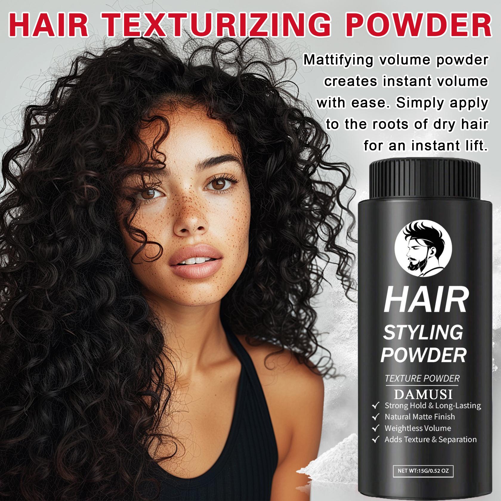 2pcs Hair Styling Powder - Haircare Volumizing Texture Powder for All Hair Types - Matte Finish, 24-Hour Hold, Non-Sticky Formula