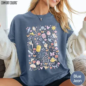 Best Day Ever Princess Comfort Colors Shirt, All Princess Tee for Women Youth Toddler, Magical Gift