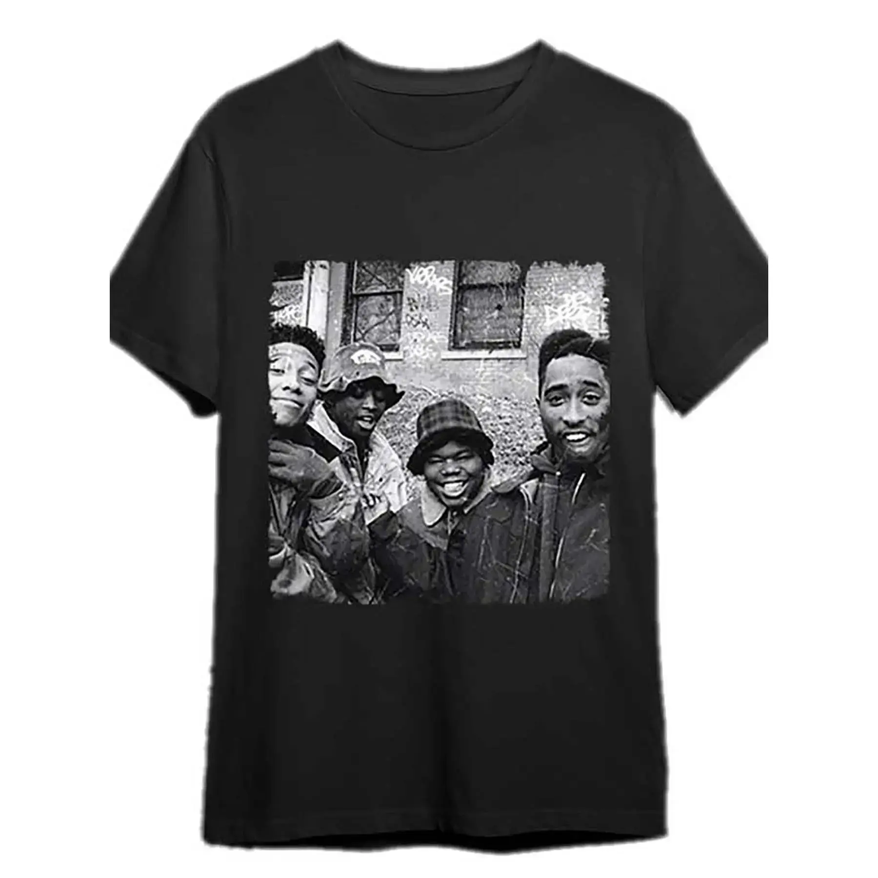 Juice 90old-JUICE 90 T-Shirt 338288 Men's Short Sleeve Printed T-Shirt Collection, Black PR