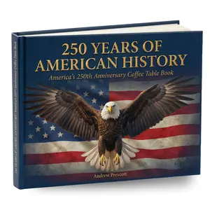 [Made-to-Order] 250 Years of American History: America's 250th Anniversary Coffee Table Book (200-Pages)