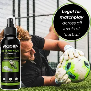 Goalkeeper Glove Grip Spray - Non-Slip Viscosity Enhancer for Enhanced Friction & Ball Control, Perfect for All Levels of Football, Football Gear, Football Accessories, Sleek Design, Durable Construction, Football Equipment
