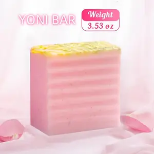 Premium Yoni Bar - Handmade Herbal Vegan Body Care Cleanser, PH Balanced Moisturizer for Daily Intimate Skin Moisturizing and Brightening