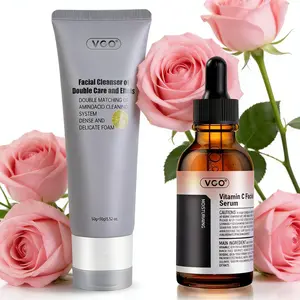 VGO Facial Cleanser & Vitamin C Serum – Daily Hydration Pair