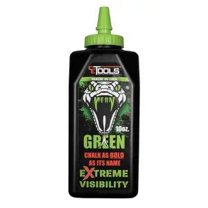 Mean Green Fluorescent Extreme Visibility Marking Chalk - 10oz