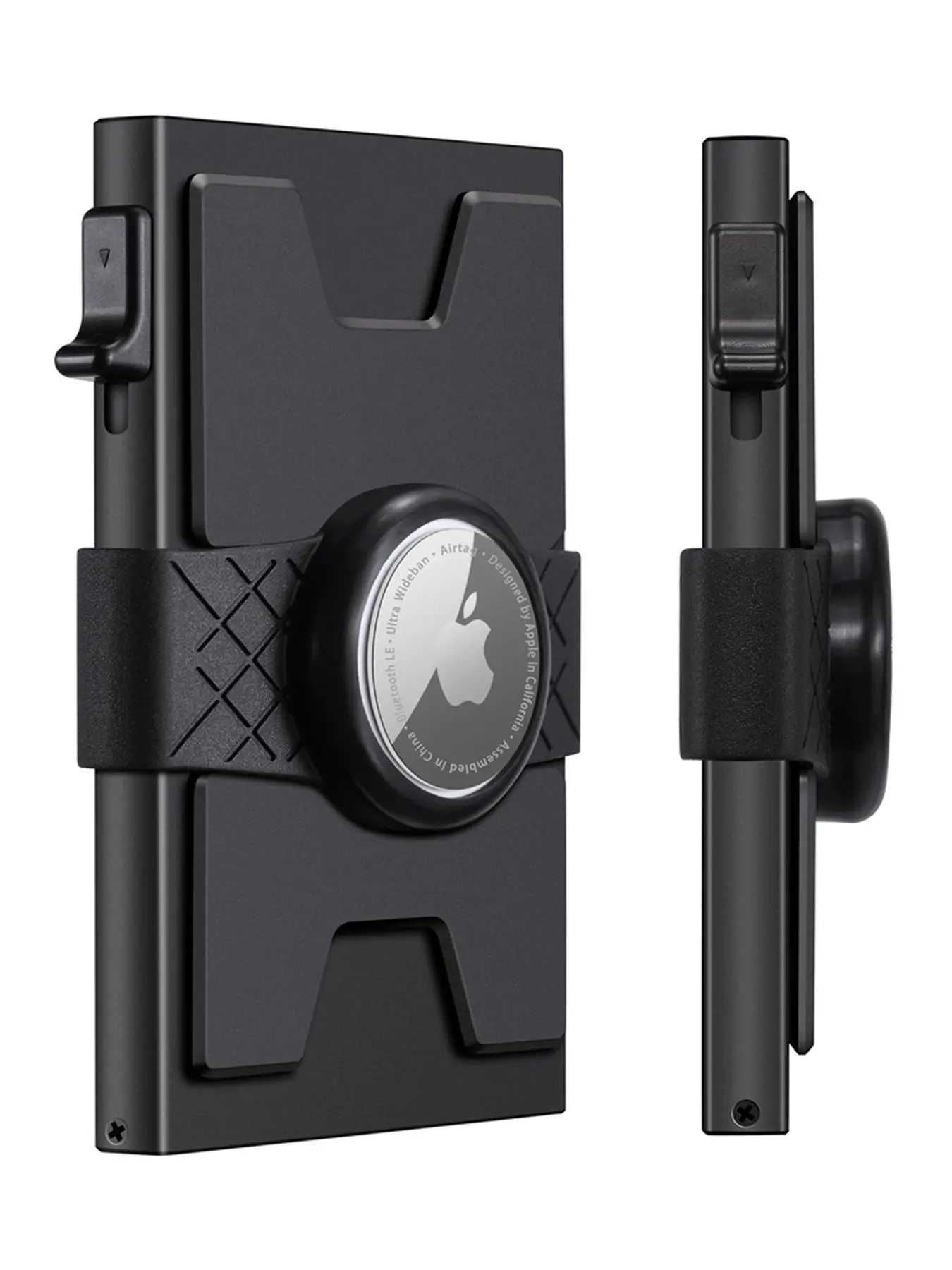 National Day Offers Simple Solid Color Aluminum Alloy Card Holder, Portable Lightweight Business Style Plain Color Card Holder for Men for Birthday Gi