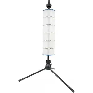 Pool Filter Cleaning Stand PRO – Ergonomic Metal Tripod Station with Spin-Finity Technology & Spray Nozzle, Fits 3" ID Cartridges, Save Your Back & Deep Clean Pleats