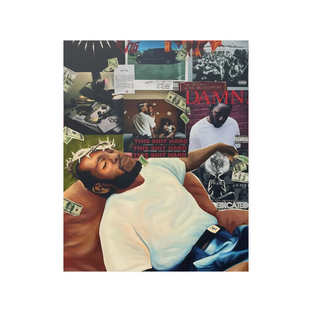King Kendrick Satin Poster