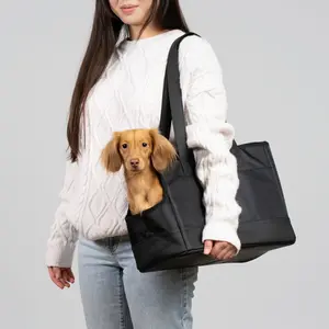 All-Black Pet Tote Bag
