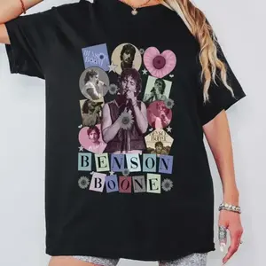 Vintage Benson Boone Retro T-Shirt, Music American Heart Tour 2025 Sweatshirt, Cloud Tee Casual Comfort Hoodie, Men's Outfits Local Gift for him, for her