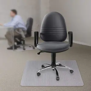 Office Chair Mat for Carpeted Floors, Heavy Duty, Transparent Protects Floors Mats for Low and Medium Pile Carpets 36" X 48" Rectangle, Good for Desks, Office and , Clear (36" X 48" No Lip)