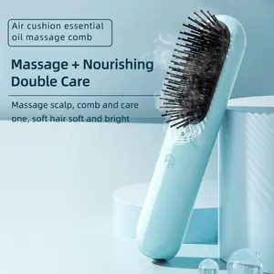 Comfort Oil Spray Massage Comb – Electric brush with Essential Oil Atomizer for Hair Care, Hair Aromatherapy Diffuser - Make Hair Smell Good Every Day