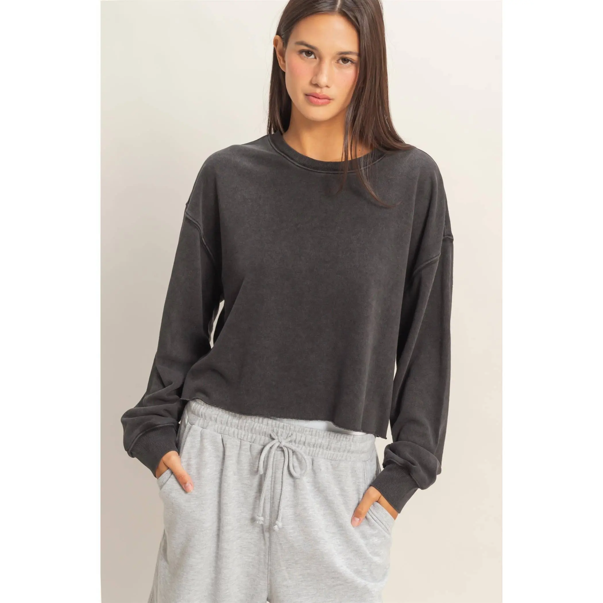 Zoey - Cropped Pullover