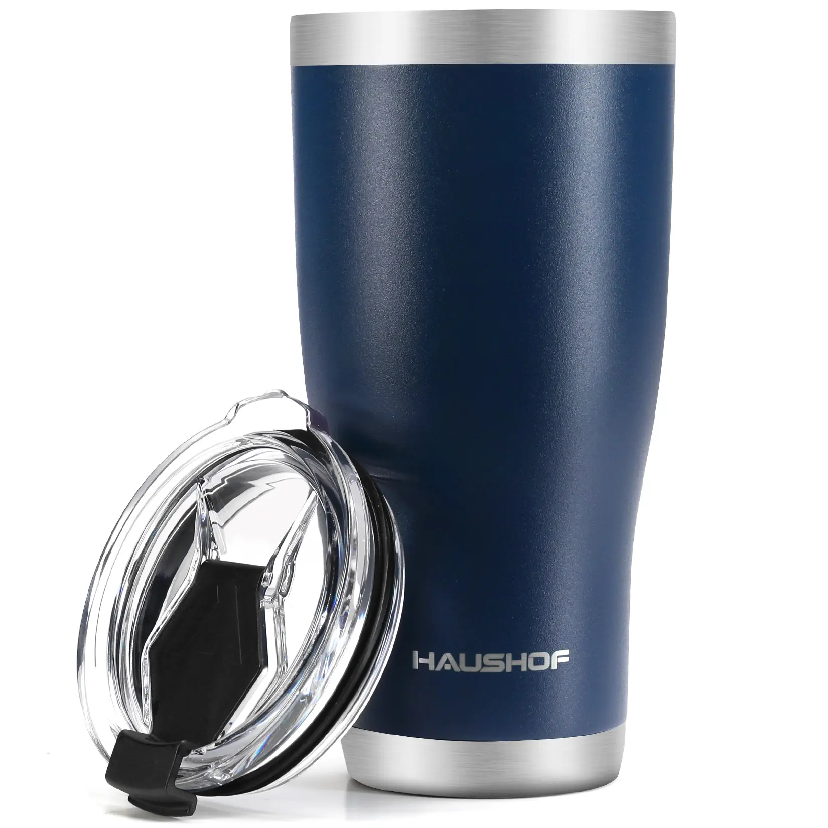 #backtoschool HAUSHOF 20 oz Tumbler, Stainless Steel Vacuum Insulated Coffee Tumbler Water Cup, Double Wall Travel Mug with Lid, Perfect for Hot and Cold Drinks