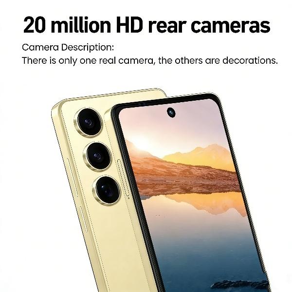 2026 New Ultra Android Smartphone, HD Display, Face & Fingerprint Unlock, Dual SIM, Type-C Charging, with Stylus Pen, Free Protective Case, High-End Gift.Buy a mobile phone and get a fashionable sports watch for free.