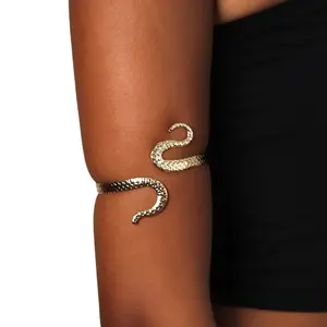 Statement Gold Snake Arm Cuff