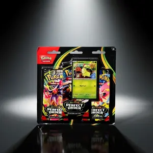 Mega Evolutions: Perfect Order 3 Pack Blister Chikorita