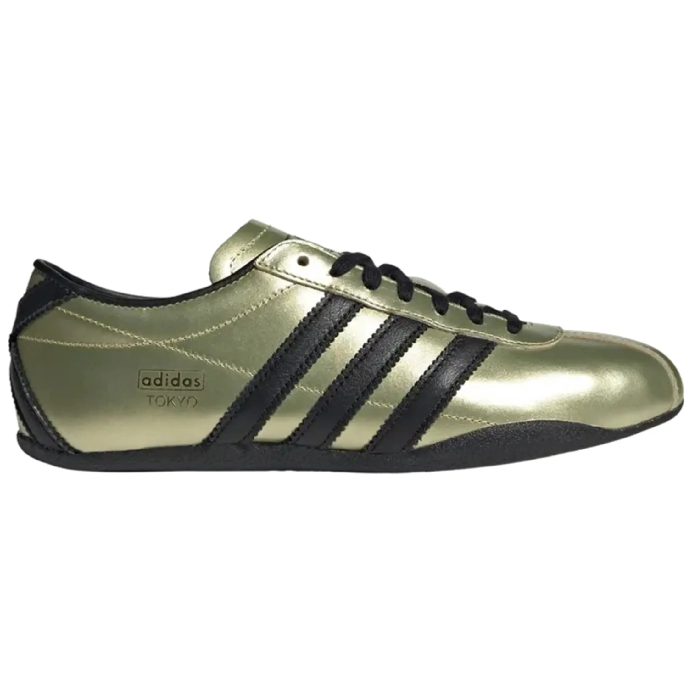 adidas Tokyo Gold Metallic Black Women's Fashion Shoes New