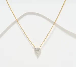 JEN by Jennifer Miller Lab Grown Diamond 0.50ct Heart Necklace