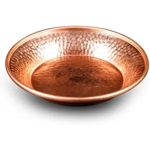 4.5"Copper Decorative Bowl Hand-Hammered by Tibet for Sauces Plate, Dips Tray Smudging Bowl, Offering Bowl, Incense Burner Holder, Ash Catcher,Jewelry Dish