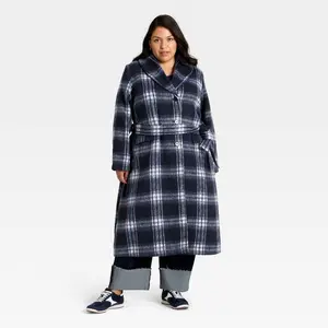 Women's Belted Coat - Ava & Viv