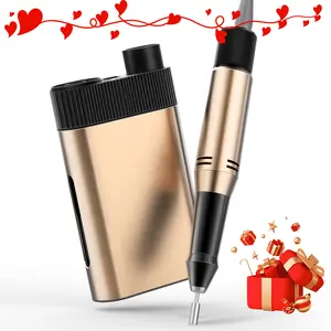 LKE Professional Electric Nail Drill File,Cordless Portable Nail Drill 30000 RPM,Rechargeable Nail File Machine for Acrylic Nail Gel Polish,Nail Salon Home Nail Art Set Manicure Handle