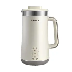 Bear New 1.2L Large Capacity Soy Milk Maker, Filter-Free Portable Blender, White DJJ-C08G2