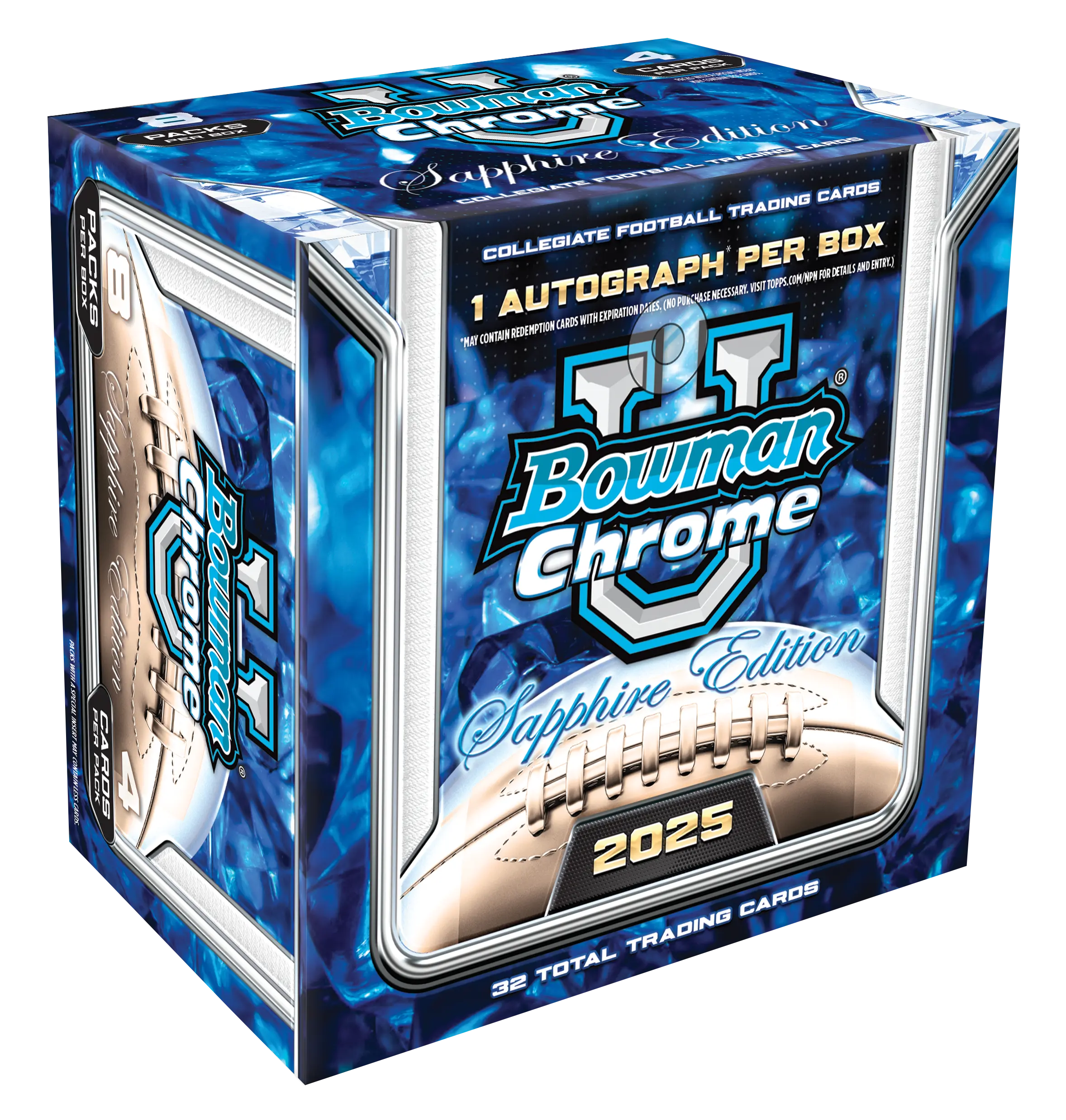 2025 Bowman U Chrome Sapphire Football