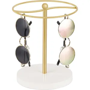 Sunglasses Organizer Glasses Holder Stand Sunglass Storage Display Eyeglasses Rack for up to 12 Pairs of Eyewear Glasses for Table Dresser Desk Countertop Bedroom, Set of 1,