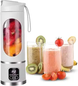 Portable  Digital Multimode Juicer Blender,USB Rechargeable & Compact for Smoothies On-The-Go - Perfect Travel, Back To School & Gym,Leak Proof Design for Smoothies Liquid Diet, Ice Shakes, Fresh Juice,Household Kitchen Gadgets, Mother's Day Gifts