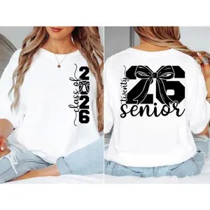 Senior 2026 Shirt, Class Of 2026 Tee, Graduation T-Shirt, Senior Shirt, High School Senior Gift