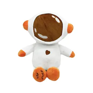 Ivan Cornejo New Plush Toy Doll - Soft Orange and White Character with Heart Detailing  Bear  Bear Teddy Bear
