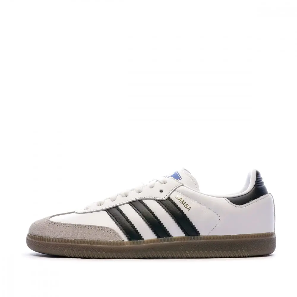 adidas Samba Og, Men's Sneaker, FTWR White Core Black Clear Granite, 7.5