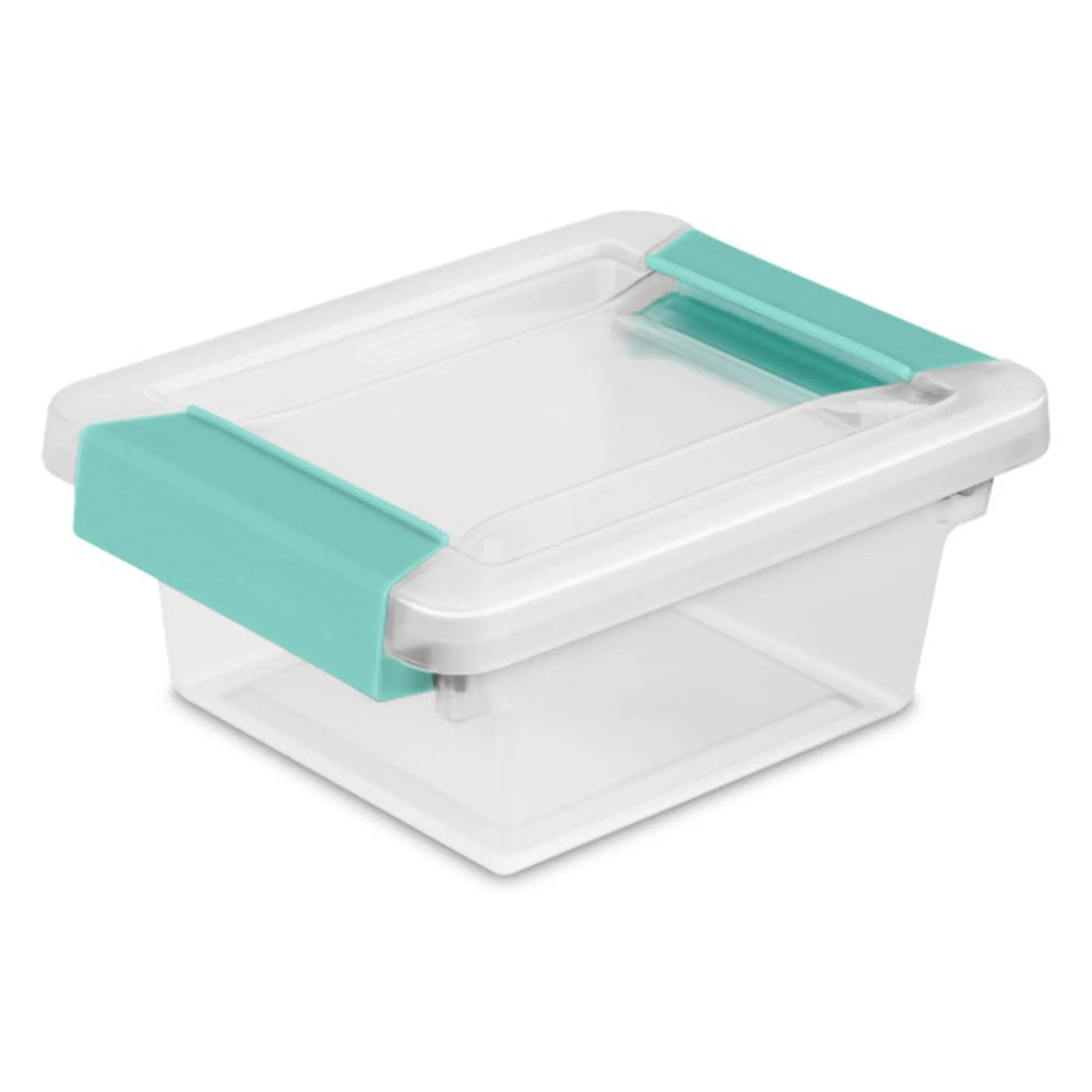 Sterilite Mini Clip Box, Stackable Small Storage Bin with Latching Lid, 6 Pack Sterilite Mini Clip Box, Stackable Small Storage Bin with Latching Lid, 6 Pack