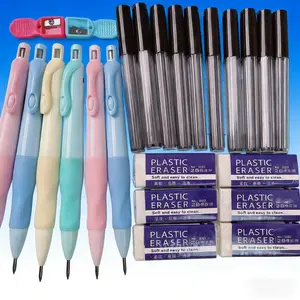 3-Pack/6-Pack Mechanical Pencils, 2.0mm Posture Correction Pencils for Kids, Break-Resistant Lead, Automatic Writing Pencils for Elementary Students & Handwriting Practice