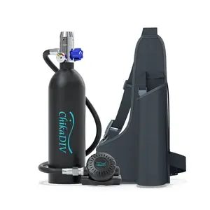 Mini Scuba Diving Tank Equipment – Portable Inflatable Mini Scuba Cylinder, Provides 15–20 Minutes of Underwater Use, Compact Diving Gear for Recreational Diving and Breathing Training (C400)