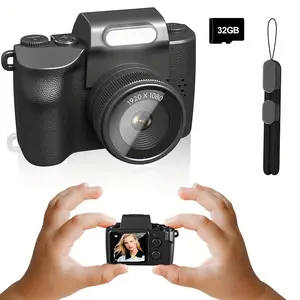 Compact Digital Camera Keychain with Flashlight, 1080P Mini Retro Micro Camcorder, 1.3 Inch LCD Screen, Portable Recorder for Travel Learning ()