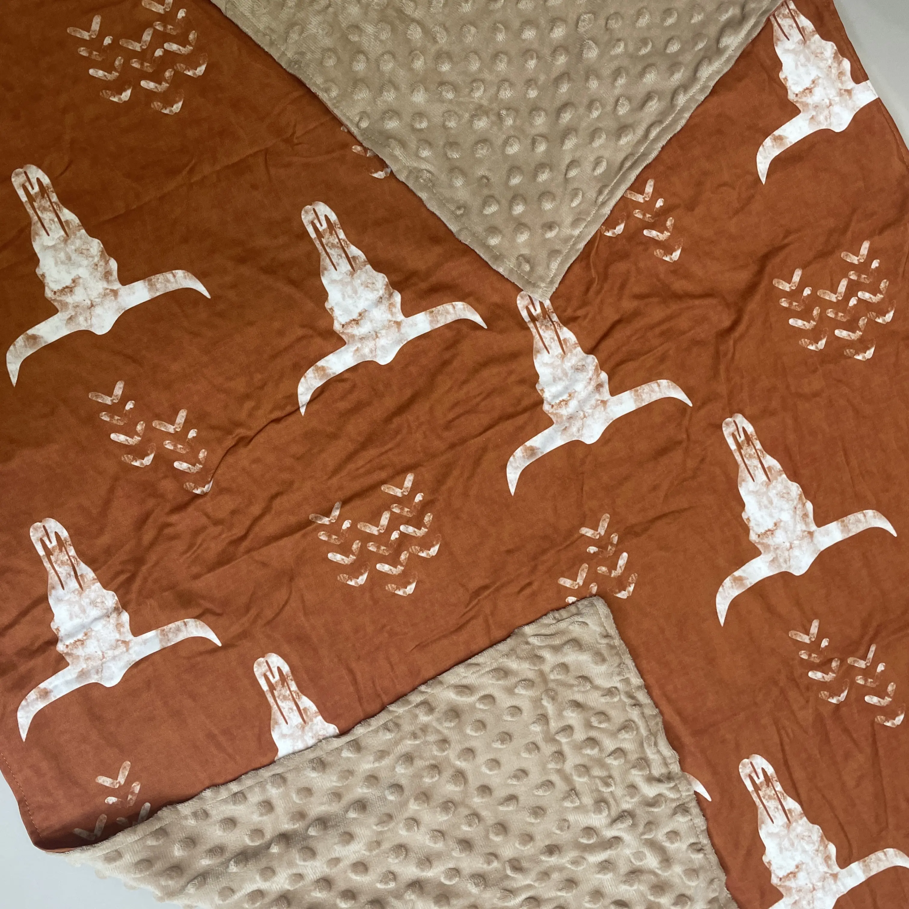 baby blanket western cow outdoor hunting blanket minky blanket baby blanket western cow outdoor hunting blanket minky blanket