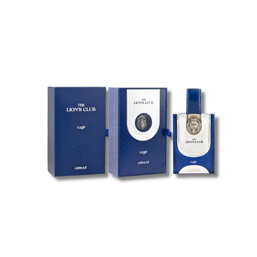 Armaf The Lion's Club Eau de Parfum for Men, Long-Lasting Woody Aromatic Scent with Warm Spicy, Vanilla, and Amber Notes, 3.4 fl oz Multi-pack, Vanilla Scents