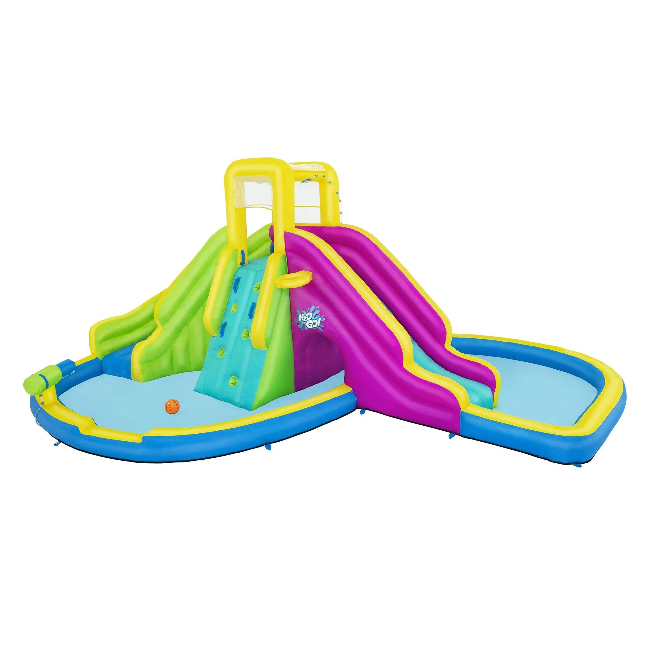 Bestway H2OGO! Funfinity Splash Kids Inflatable Mega Water Park with Air Blower