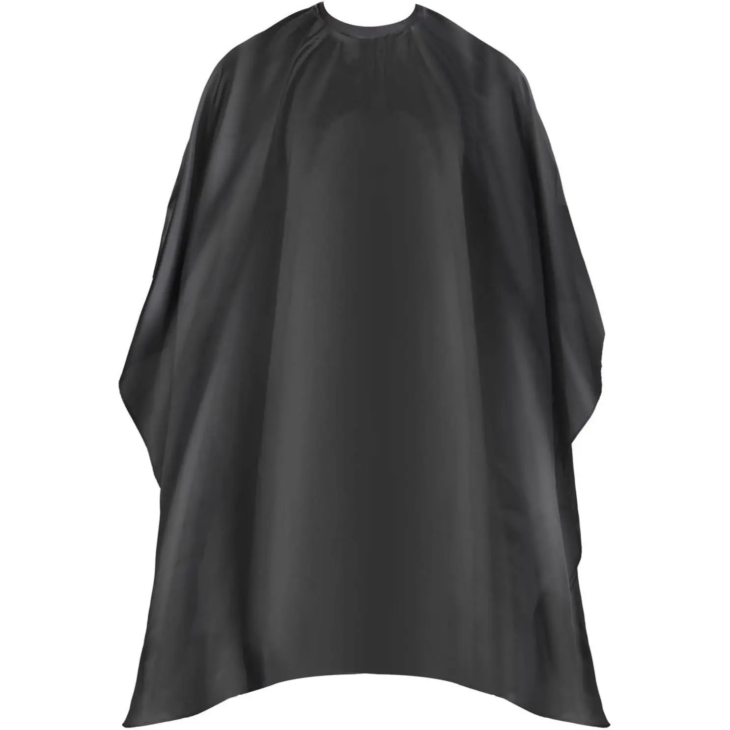 Professional Hair Cutting Cape with Adjustable Snap Closure, Salon Barber Cape,Waterproof Hairdressing Salon Cape - 57" x 51"(Black) Durable Haircare