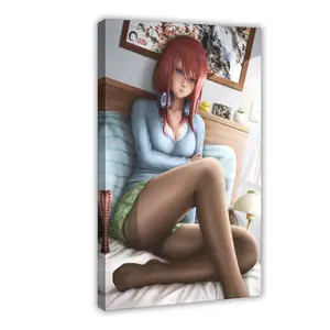 Miku Nakano Canvas Poster Wall Art for Home Bedroom Office Dorm Room Decor