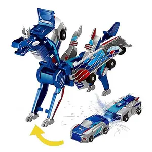 2-In-1 Flying Dragon Transforming Vehicle Toy, Remote Control Car, Rc Cars, Stem Fun Creative Collision Dinosaur, Perfect Birthday Gift, No Batteries Needed