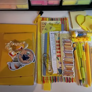 20 Piece Mystery Pick Bundle Includes Notebook Pens Sticky Notes and More Perfect for Students and Office Use