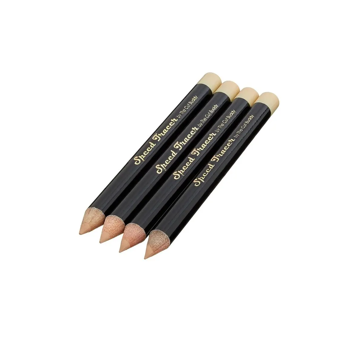 Beige Skin Tone - Speed Tracer Barber Pencils + Sharpener Beard Stencil Eyeliner Haircut Lining Grooming