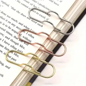 3pcs Metal Pen Holder Clips, Aesthetic Notebook & Planner Accessories, Portable Pen Loop for Journaling, Office & School Supplies, Multifunctional Stationery